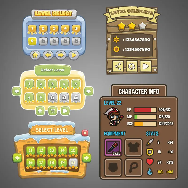 Fantasy Tower Defense Game Kit by Free Game Assets (GUI, Sprite, Tilesets)