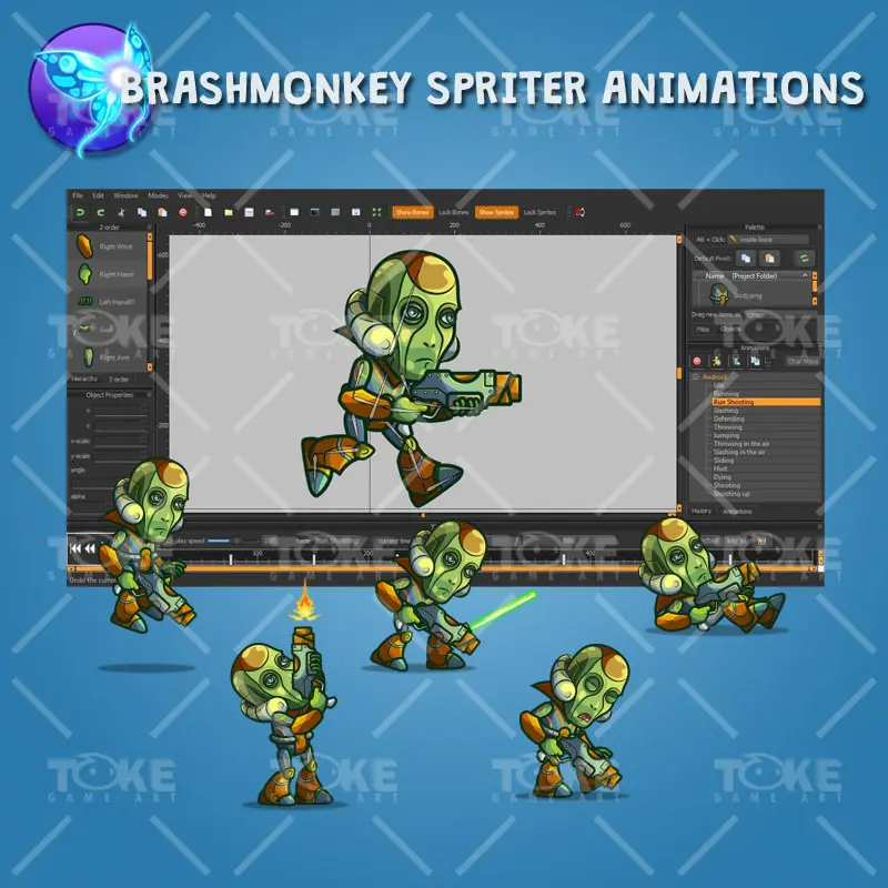 Android Boss - Brashmonkey Spriter Animation
