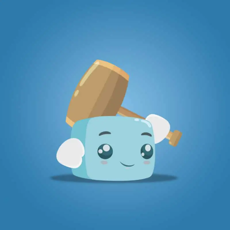 Boky The Cute Cube - Free 2D Character Sprite