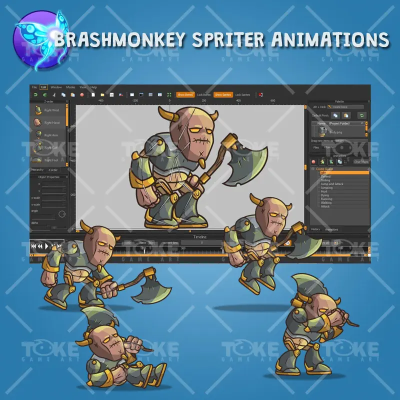 Castle Guard - Brashmonkey Spriter Animation