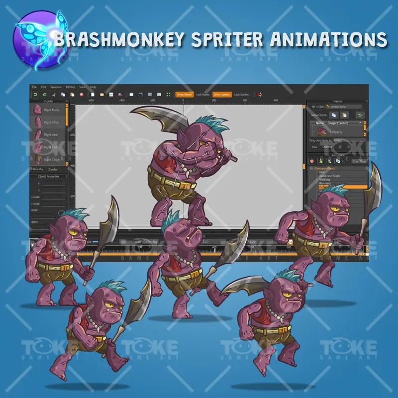 Dungeon Guard - Brashmonkey Spriter Animation