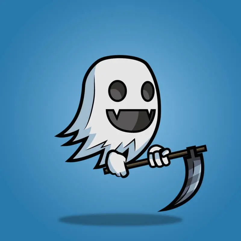 Ghost - 2D Character Sprite - Royalty Free Game Art