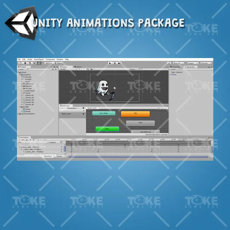 Ghost - Unity Animation Ready
