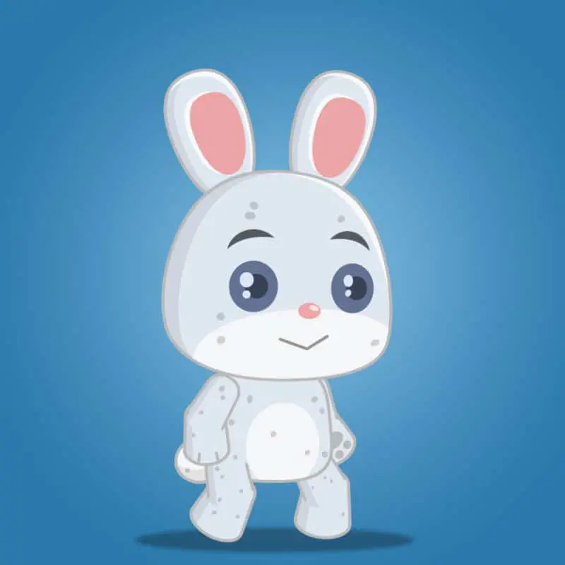 The Cute Rabbit Boy - 2D Character Sprite