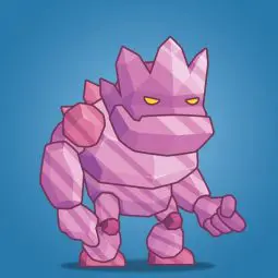Tiny Crystal Monster – 2D Character Sprite