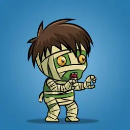 Tiny Mummy - 2D Character Sprite