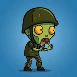 G.I. Joe Zombie – 2D Character Sprite