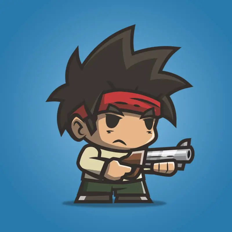 Tiny Guy Arnold - 2D Character Sprite