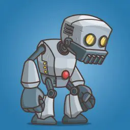 Big Hands Robot - Character Sprite