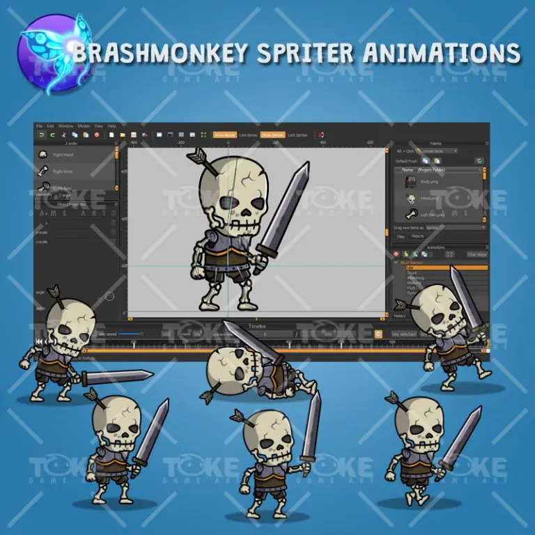 Skull Warrior - Brashmonkey Spriter Animation