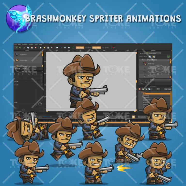 Tiny Cowboy - Brashmonkey Spriter Animation