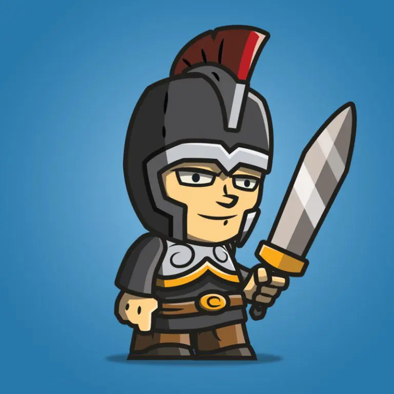 tiny knight - 2d character sprite