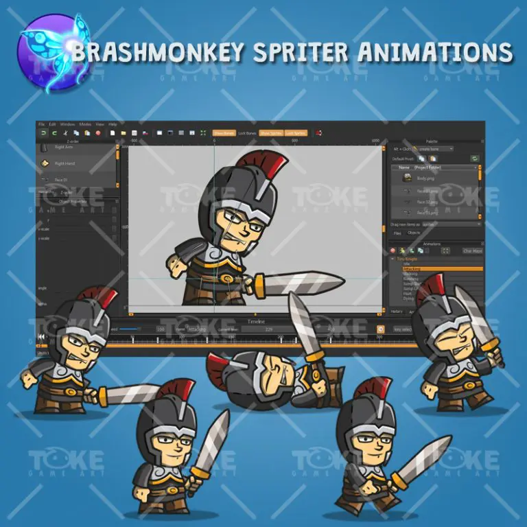 tiny knight - brashmonkey spriter animation