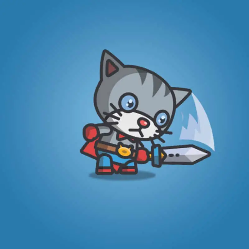 Super Cat - 2D Character Sprite