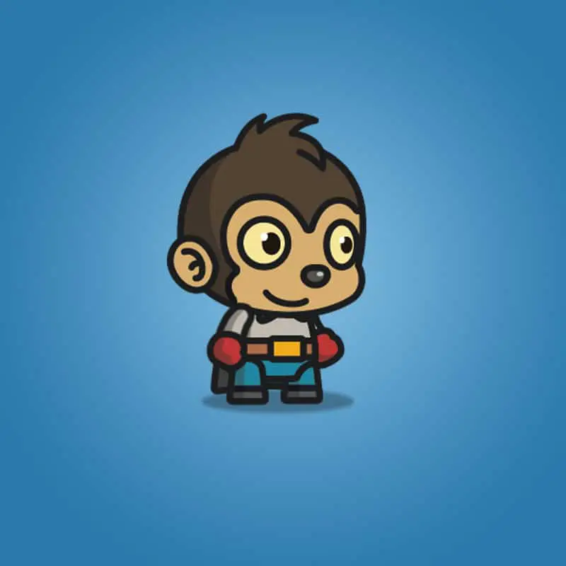 Super Monkey - 2D Character Sprite