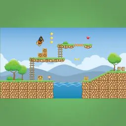 Tropical Island Tileset - 2D Game Platformer