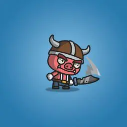 Bad Piggy - 2D Character Sprite