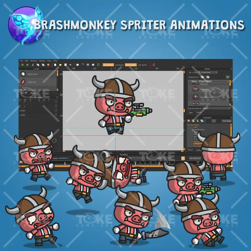 Bad Piggy - Brashmonkey Spriter Animation