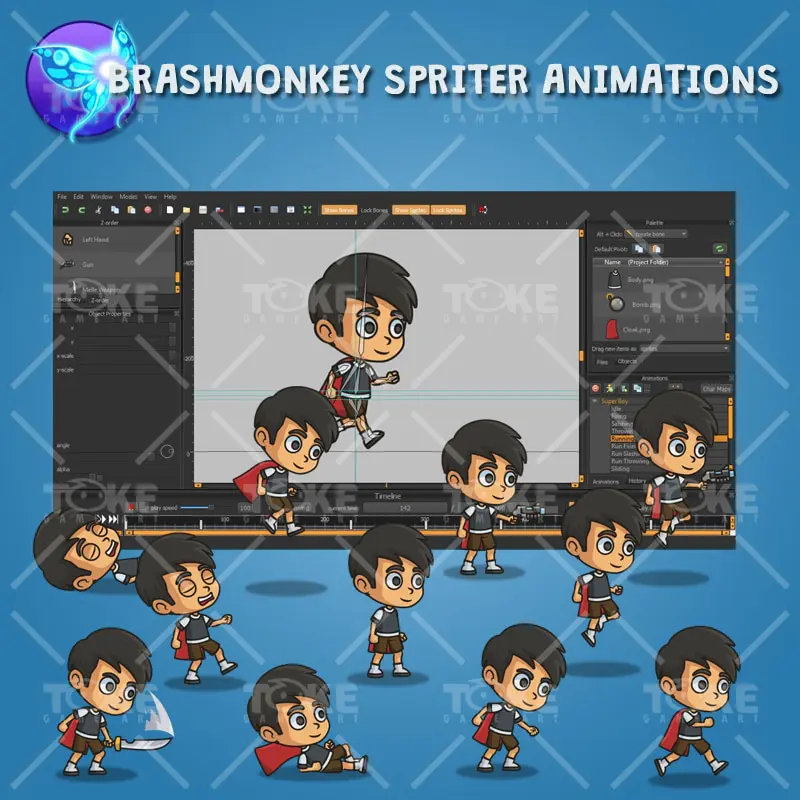 Super Boy - Brashmonkey Spriter Animations