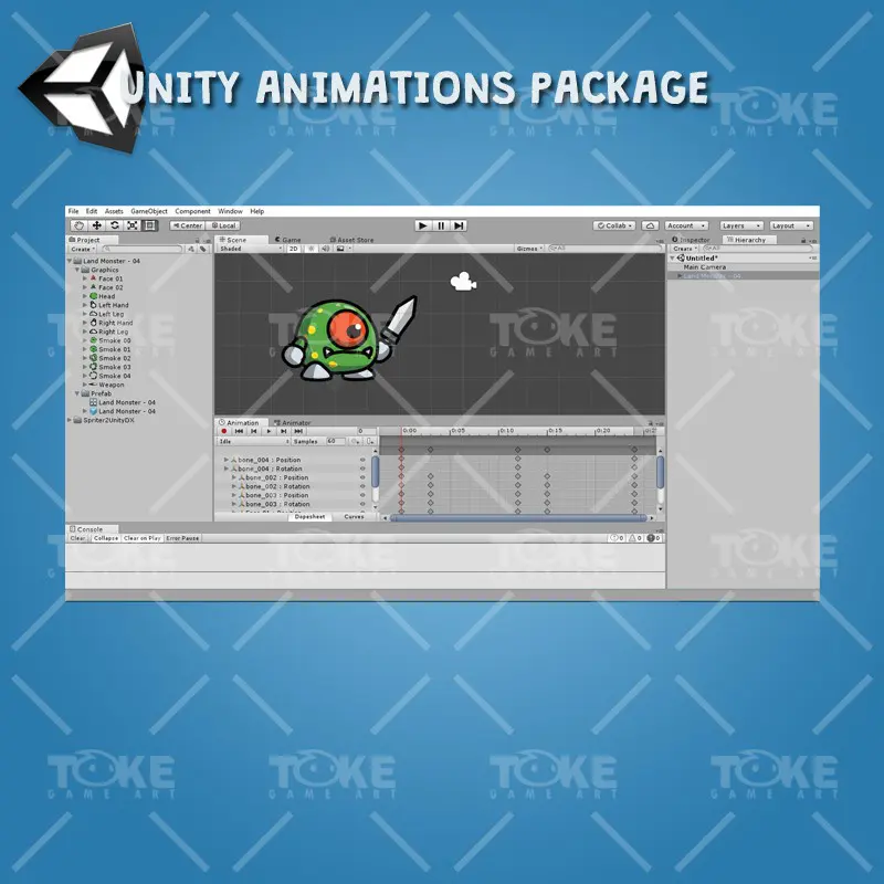 Cartoon Enemy Pack 01 - Unity Animation Ready