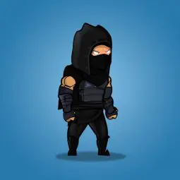 Dark Thief - 2D Platformer Character Sprite