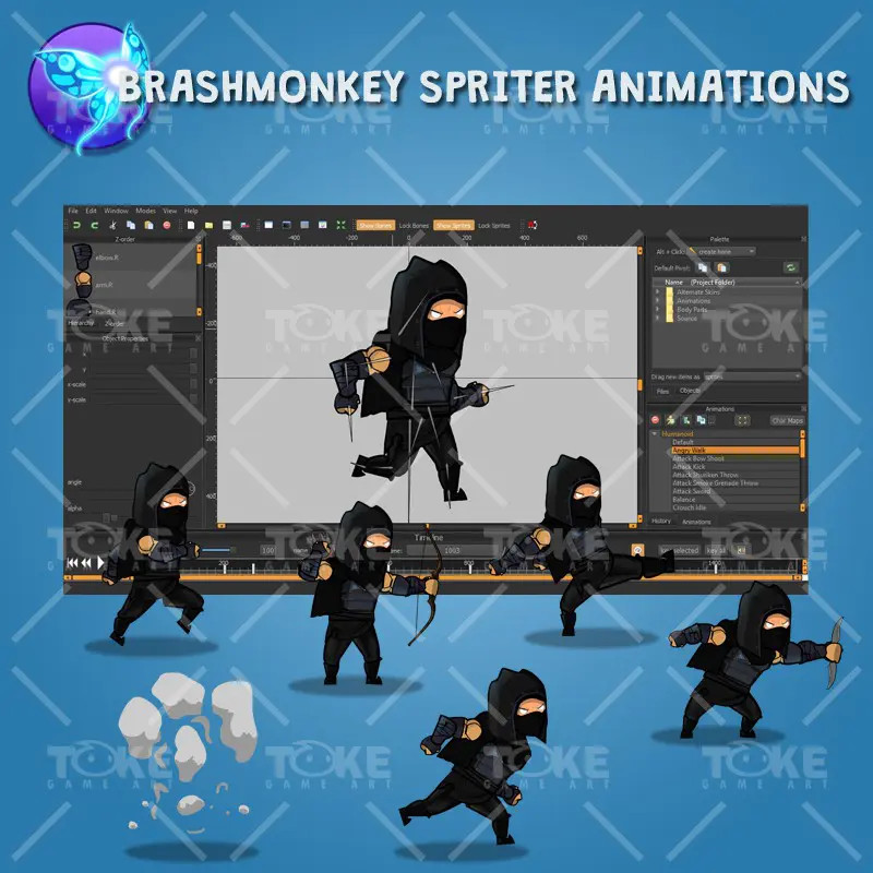 Dark Thief - Brashmonkey Spriter Animation