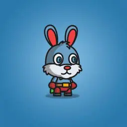 Super Bunny - 2D Character Sprite