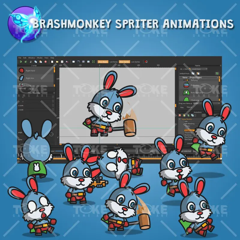 Super Bunny - Brashmonkey Spriter Animation