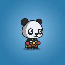 Super Panda - 2D Character Sprite