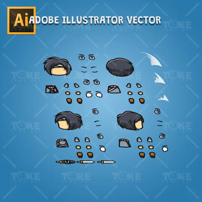Ryu - Adobe Illustrator Vector Art Based