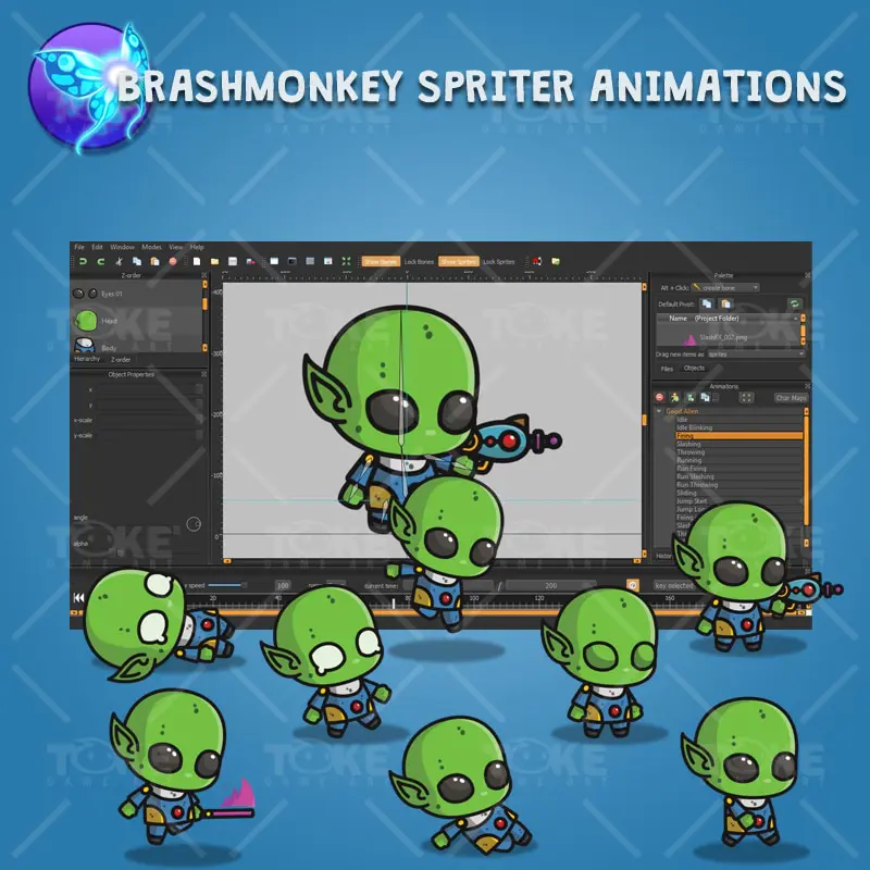Good Alien - Brashmonkey Spriter Animation