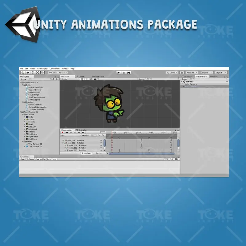Tiny Zombies - Unity Animation Ready