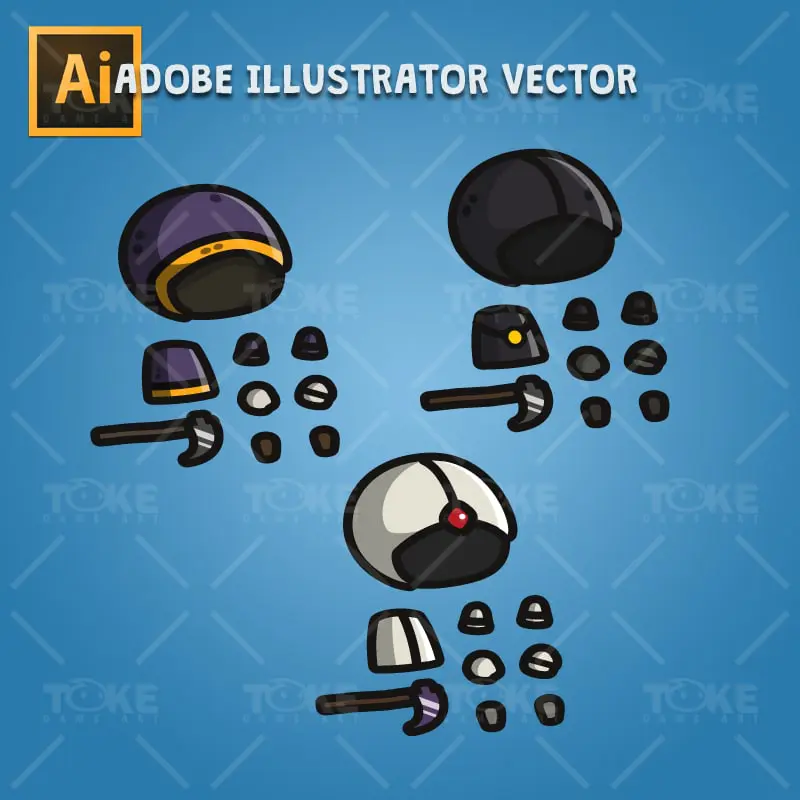 Tiny Executioners - Adobe Illustrator Vector Art Based