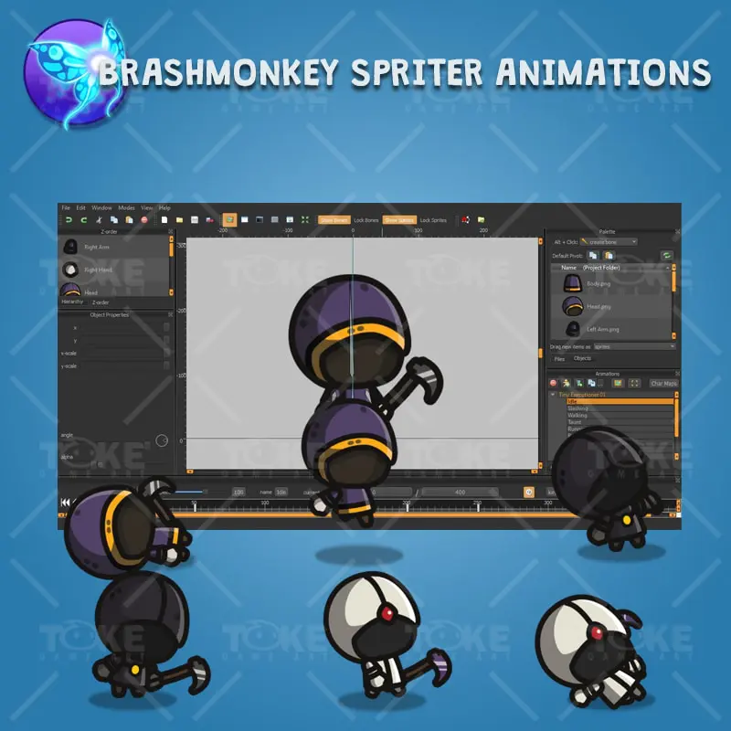 Tiny Executioners - Brashmonkey Spriter Character Animation