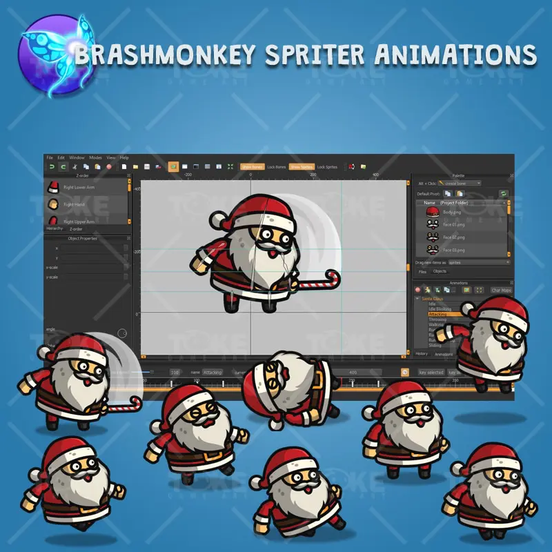 Santa Claus - Brashmonkey Spriter Character Animation
