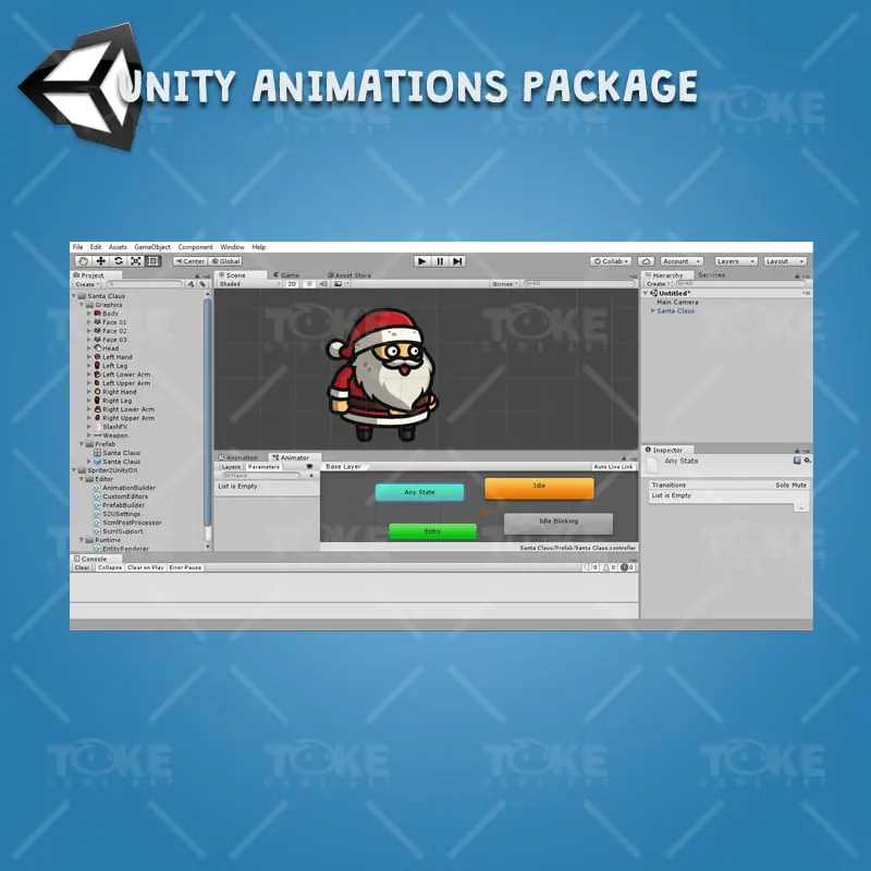Santa Claus - Unity Character Animation Ready