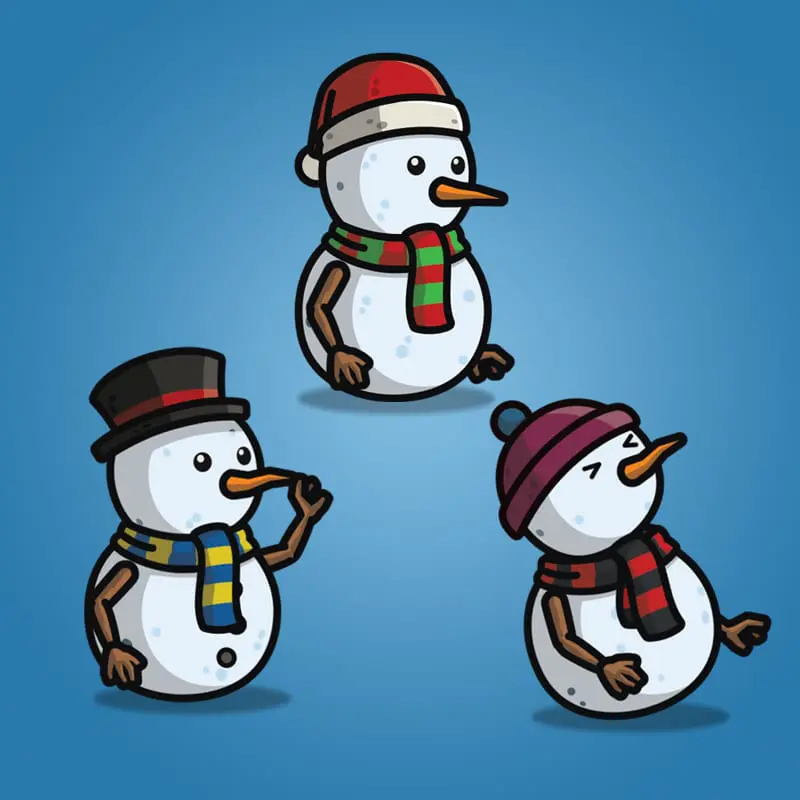 Snowman Character Pack