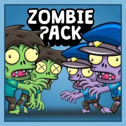 Zombie Pack 2D Game Character Sprite