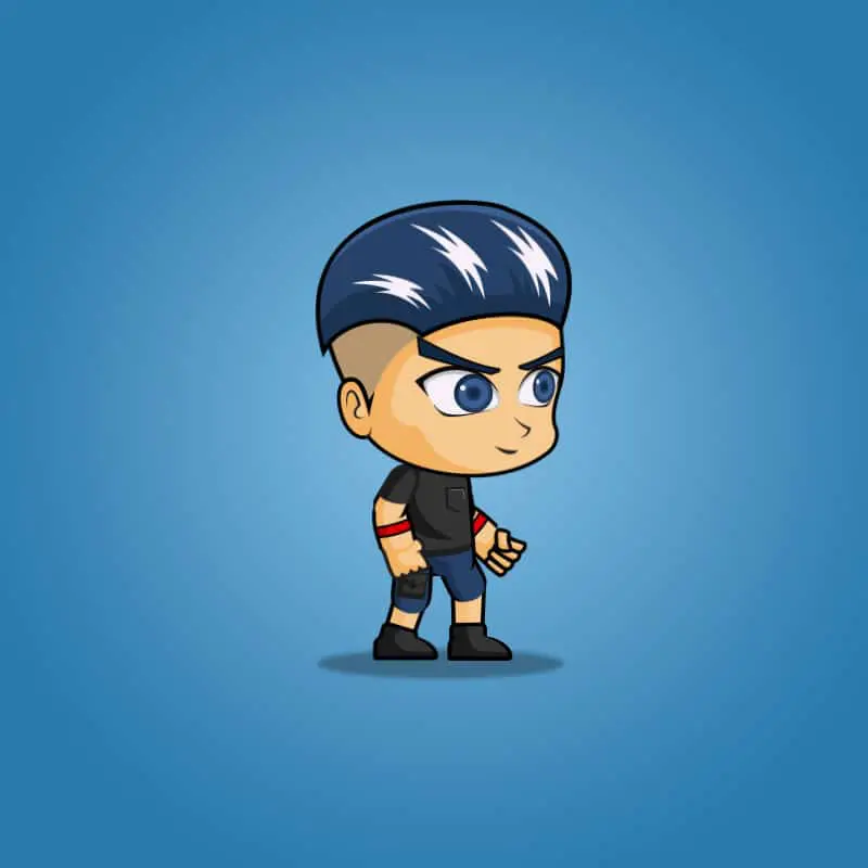 Aex - Boy 2D Game Character Sprite