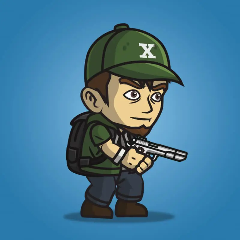 Urban Army Squad - Hat Guy