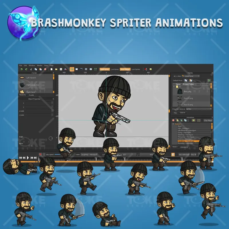Robber - Brashmonkey Spriter Character Animation
