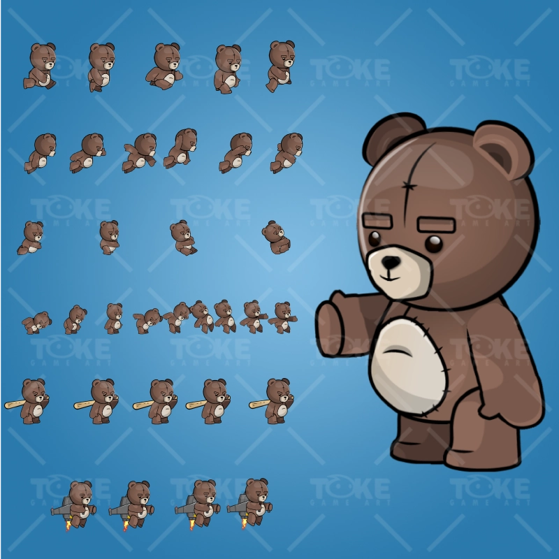 Teddy Bear TED - PNG Sequences Animation