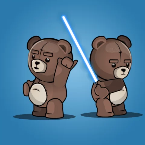 teddy bear 2d