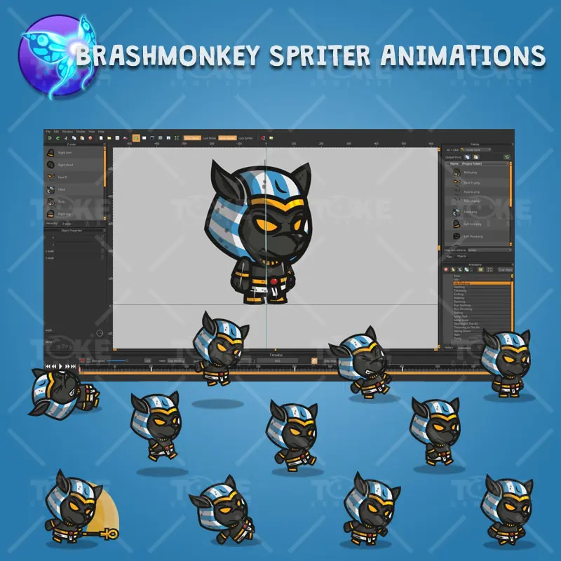 Anubis - Brashmonkey Spriter Character Animations