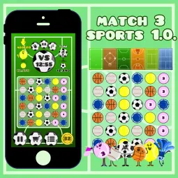 Match 3 Sports - 2D Game Asset for Indie Game Developer