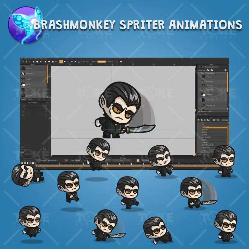 Vampire - Brashmonkey Spriter Charatcer Animations