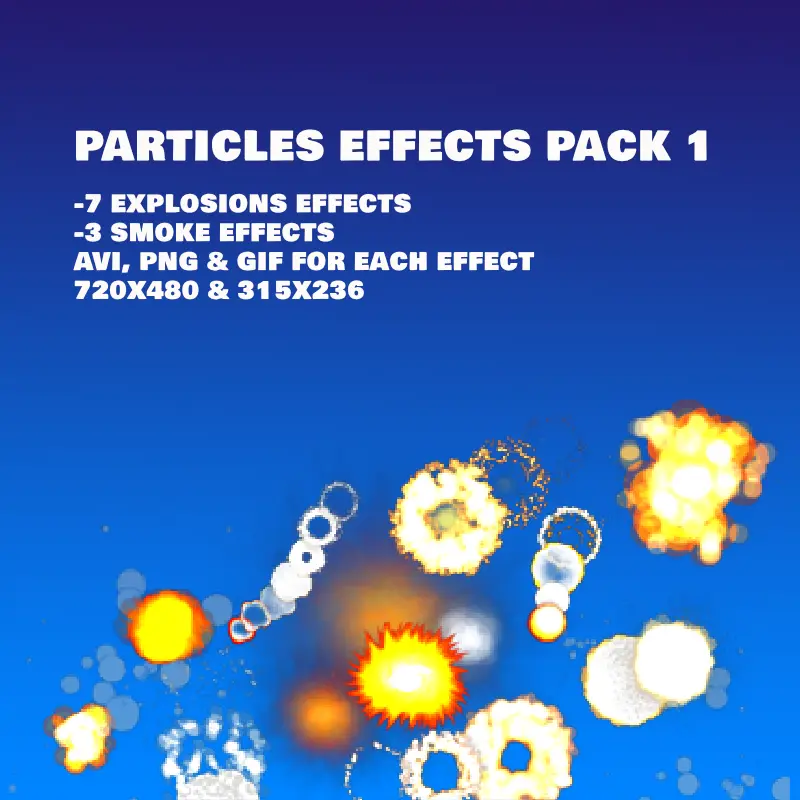 Particles effects pack 1 - Game Visual Effect