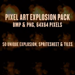 Pixel Art Explosion Pack - Game Visual Effect