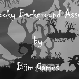 Spooky Background Asset - 2D Game Asset