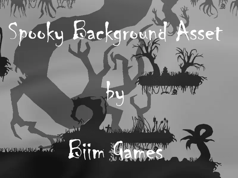 Spooky Background Asset - 2D Game Asset